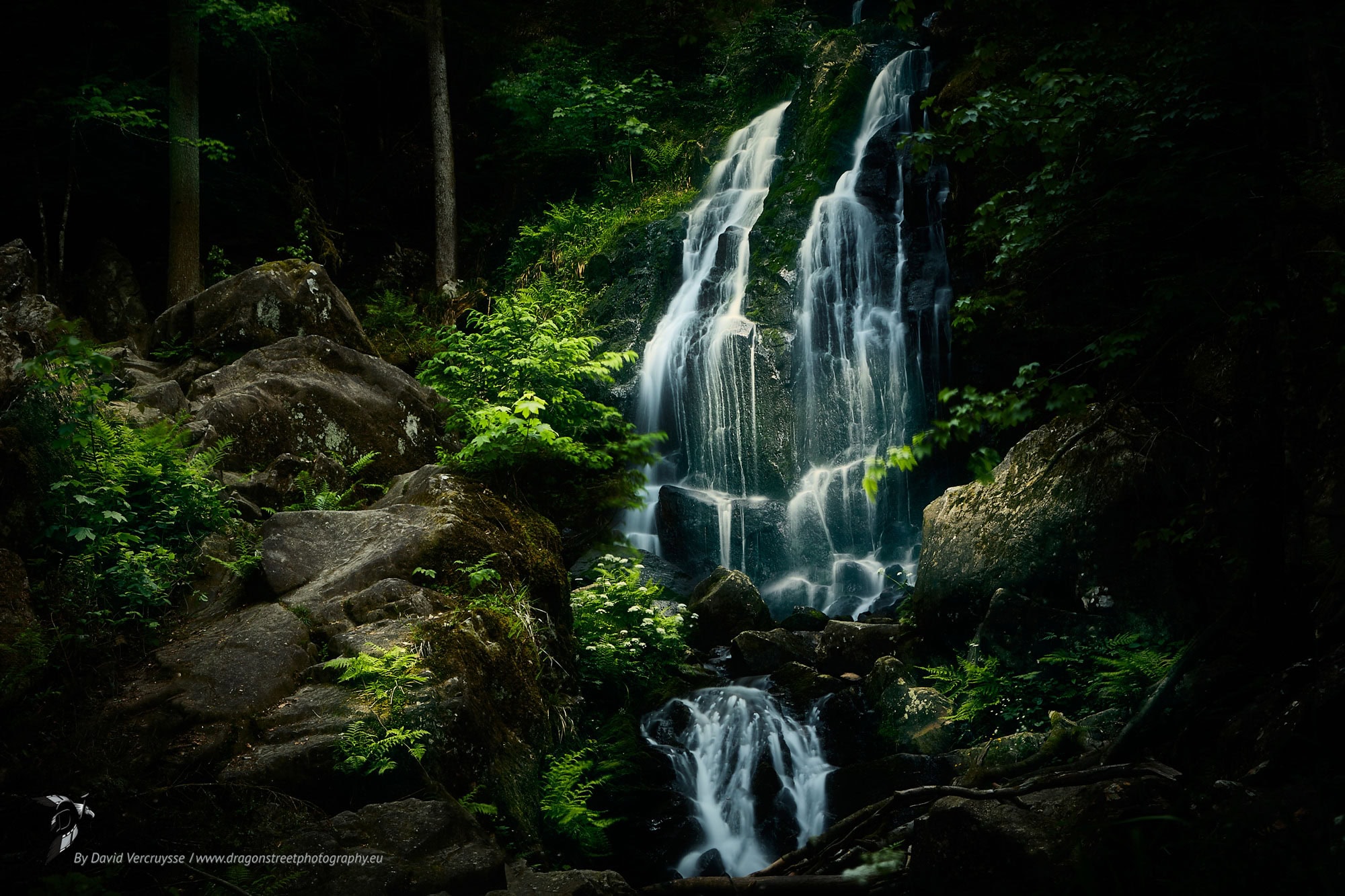 The great tendon waterfall, France