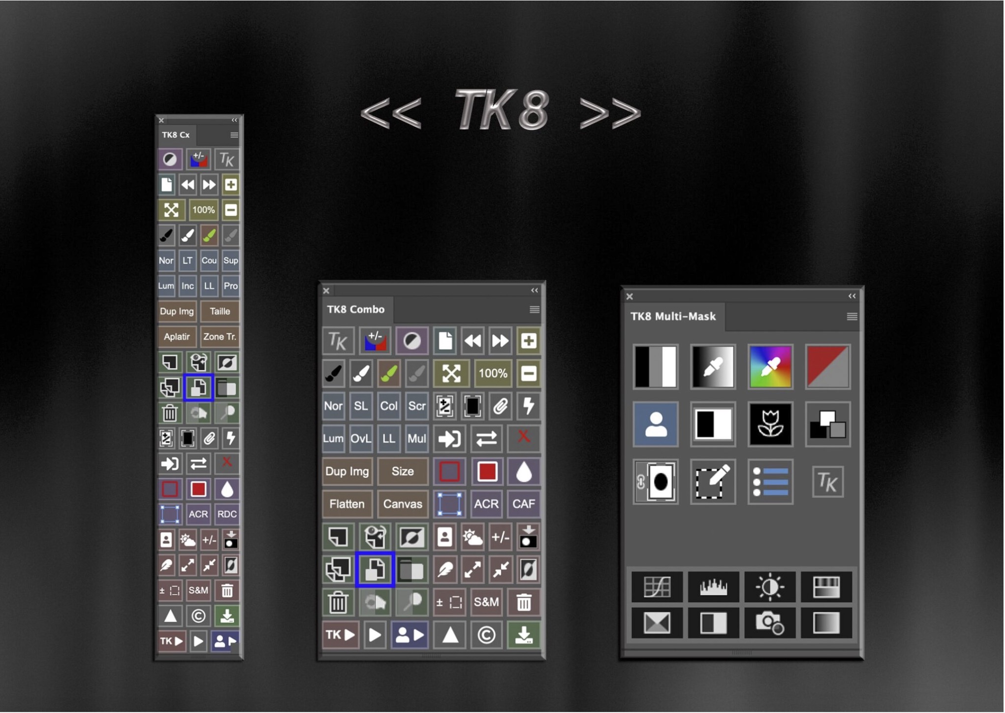 TK8 Photoshop plugin by Tony Kuyper